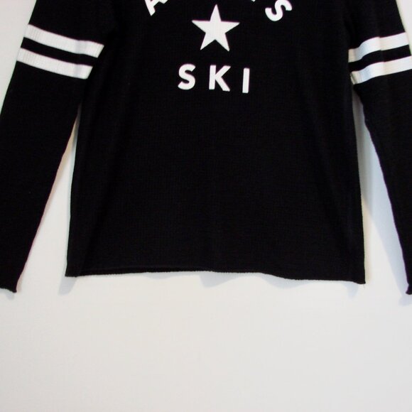 Chaser Black Apres Ski Waffle Thermal Long Sleeve Top Size Medium - Picture 13 of 16